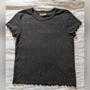 Madewell Baby Tee Metallic Dot Size Medium